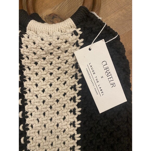 Curateur X Laude The Label Gabby Mini Macrame Bag $118 Retail NWT - Picture 3 of 6